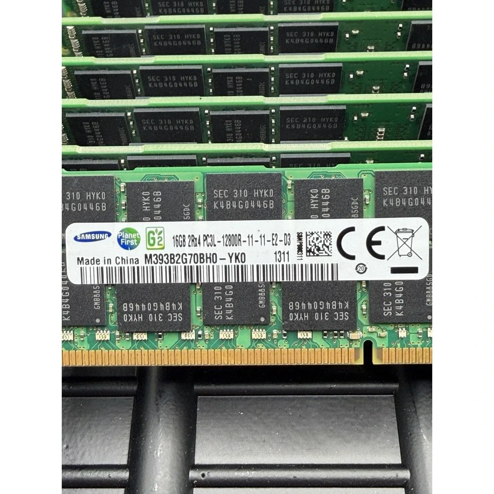 112x Samsung 16GB PC3L-12800R ECC Server RAM Memory - M393B2G70BH0YK0